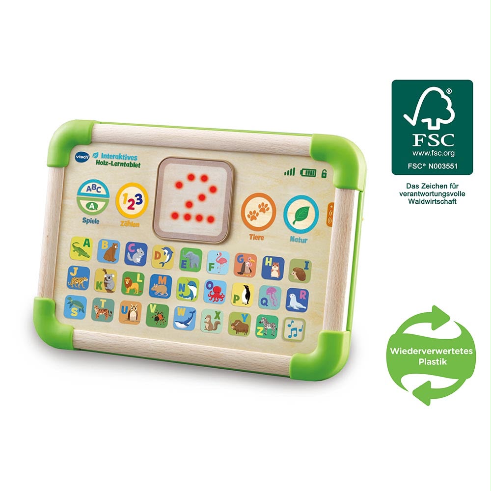 Interactive Wooden Learning Tablet