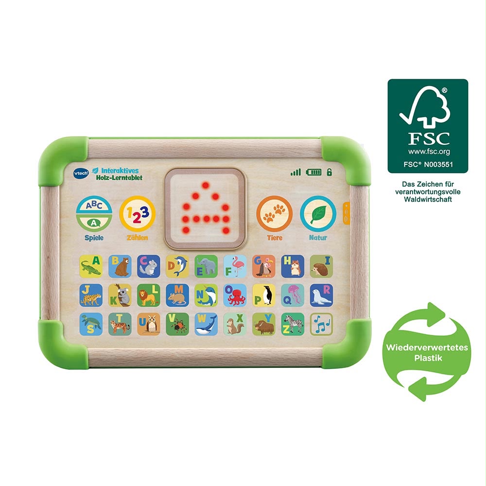 Interactive Wooden Learning Tablet